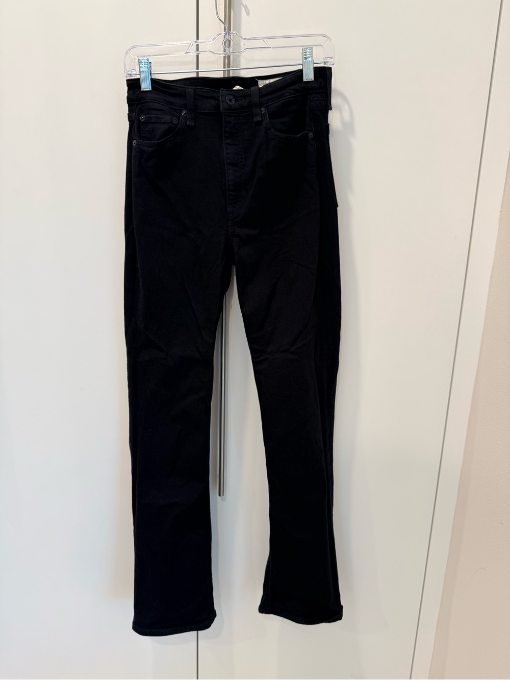 rag & bone Black Bootcut Jeans / Size 27
